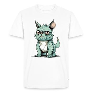 Brook le streum - T-shirt Premium bio Homme - blanc - Devant - Nico (187cm)