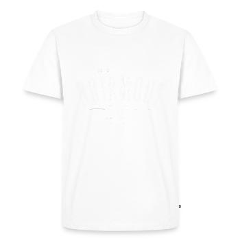 Noirmout Bar - T-shirt Premium bio Homme - blanc - Devant - Nico (187cm)
