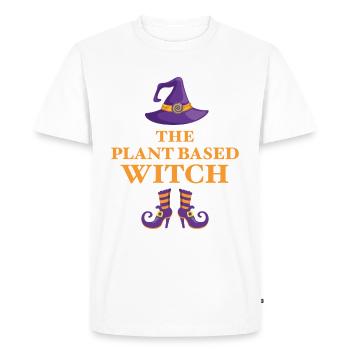 La sorcière à base de plantes - T-shirt Premium bio Homme - blanc - Devant - Nico (187cm)
