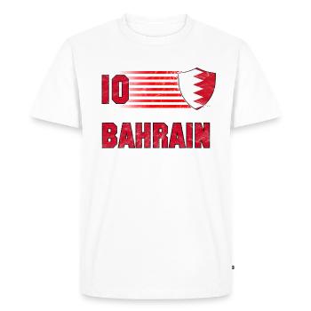 Équipe de Bahreïn de football - T-shirt Premium bio Homme - blanc - Devant - Nico (187cm)