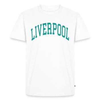 Liverpool - T-shirt Premium bio Homme - blanc - Devant - Nico (187cm)