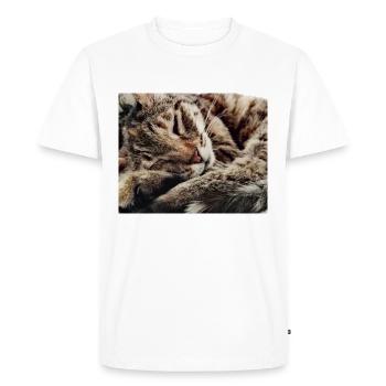 confortable - T-shirt Premium bio Homme - blanc - Devant - Nico (187cm)