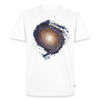 Galaxie spirale NGC 3147 - T-shirt Premium bio Homme - blanc - Devant - Nico (187cm)