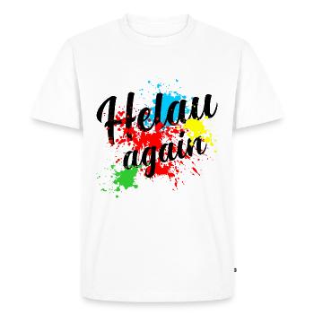 Helau, Fasching, Fasnacht, Fasnet - T-shirt Premium bio Homme - blanc - Devant - Nico (187cm)