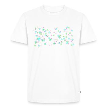 star - Men's Premium Organic T-Shirt - white - Front - Nico (187cm)