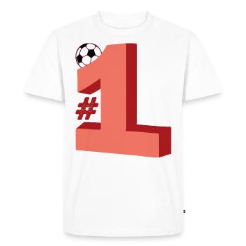 Soccer Coach Shirt · Soccer Coach · Gift - Men's Premium Organic T-Shirt - white - Front - Nico (187cm)