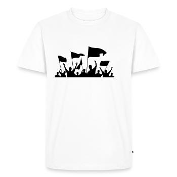 Demonstration / protest - Men's Premium Organic T-Shirt - white - Front - Nico (187cm)