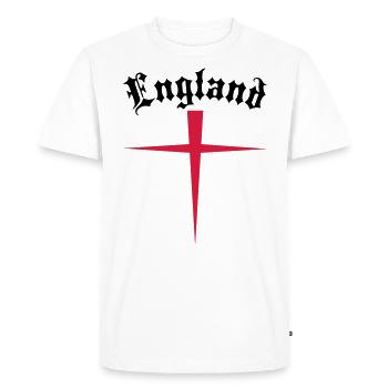 OLD ENGLAND - T-shirt Premium bio Homme - blanc - Devant - Nico (187cm)