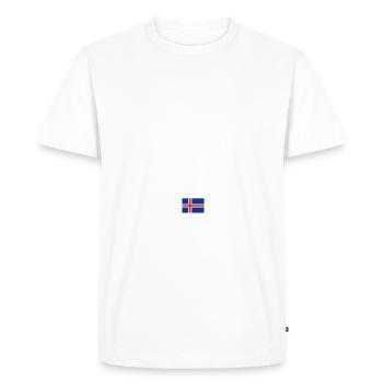 Icelandic name Mallorca holiday - Men's Premium Organic T-Shirt - white - Front - Nico (187cm)