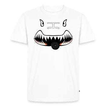 A10 WARTHOG face - AS2012 - T-shirt Premium bio Homme - blanc - Devant - Nico (187cm)