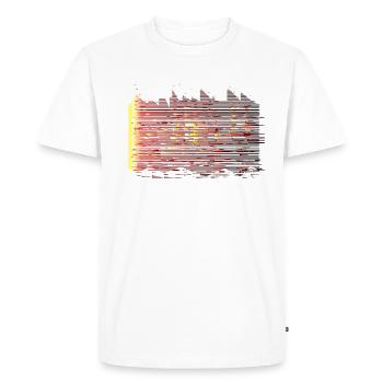 Audio analyzer - Men's Premium Organic T-Shirt - white - Front - Nico (187cm)
