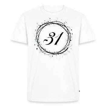 31 - T-shirt Premium bio Homme - blanc - Devant - Nico (187cm)