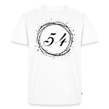 54 - T-shirt Premium bio Homme - blanc - Devant - Nico (187cm)