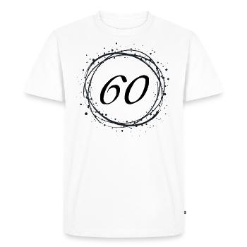 60 - T-shirt Premium bio Homme - blanc - Devant - Nico (187cm)