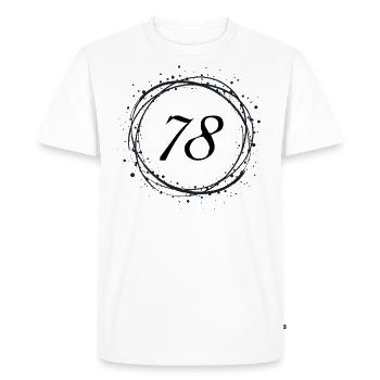 78 - T-shirt Premium bio Homme - blanc - Devant - Nico (187cm)