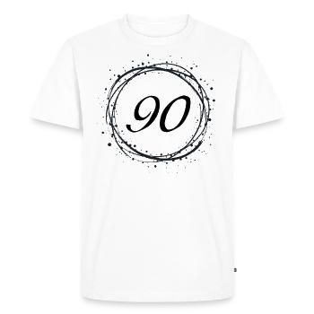 90 - T-shirt Premium bio Homme - blanc - Devant - Nico (187cm)