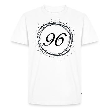 96 - T-shirt Premium bio Homme - blanc - Devant - Nico (187cm)