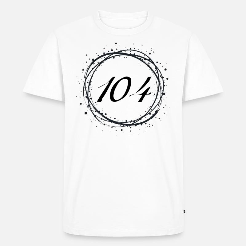 104 - Männer Premium Bio T-Shirt - Weiß