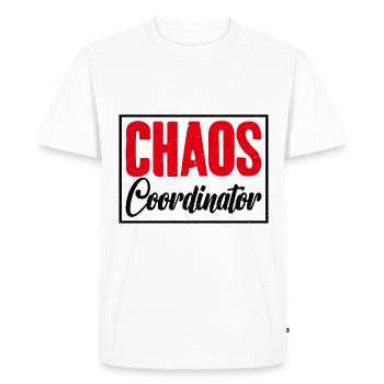 Graphic of the Head of Activities of the - Men's Premium Organic T-Shirt - white - Front - Nico (187cm)
