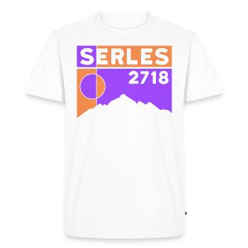 Serles Hike Stubai Valley Stubai Mountain Tour - Men's Premium Organic T-Shirt - white - Front - Nico (187cm)