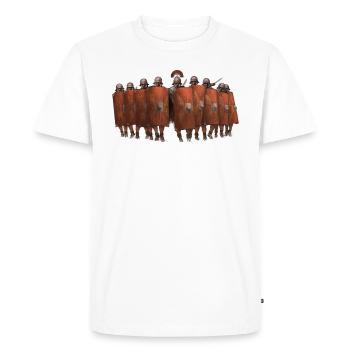 Légion (colorée) - T-shirt Premium bio Homme - blanc - Devant - Nico (187cm)