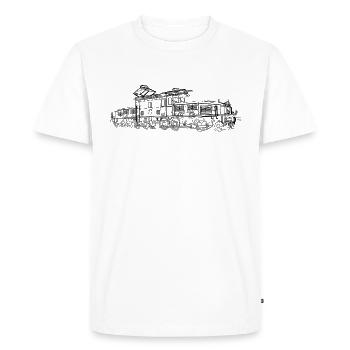 Swiss electric locomotive Electric locomotive - Men's Premium Organic T-Shirt - white - Front - Nico (187cm)