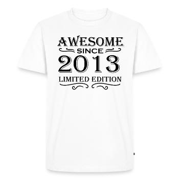 2013 - Men's Premium Organic T-Shirt - white - Front - Nico (187cm)