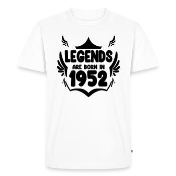 1952 - Men's Premium Organic T-Shirt - white - Front - Nico (187cm)