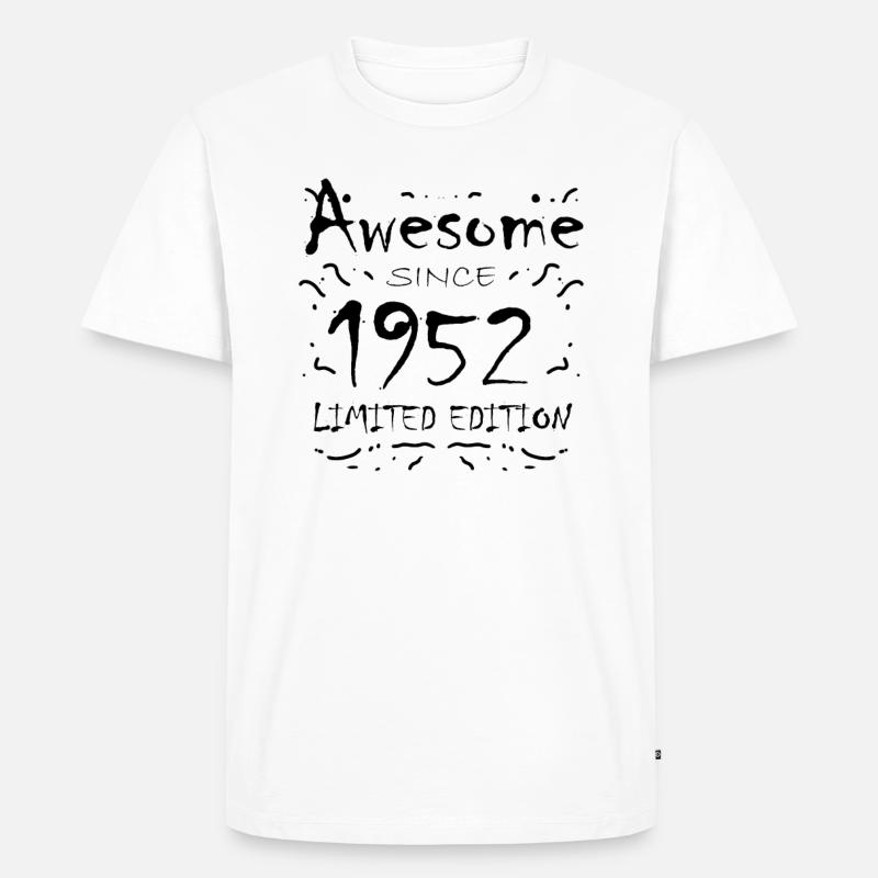 1952 - Männer Premium Bio T-Shirt - Weiß