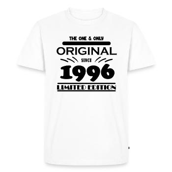 1996 - Year of construction 1996 - Born 1996 - Men's Premium Organic T-Shirt - white - Front - Nico (187cm)