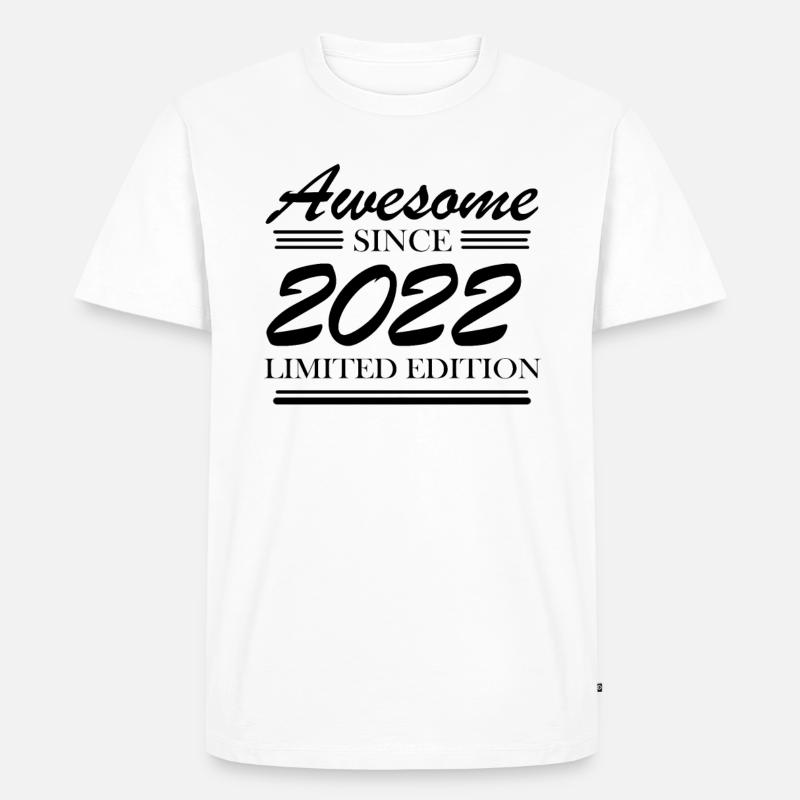 2022 - Männer Premium Bio T-Shirt - Weiß