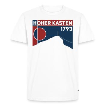 Souvenir de la randonnée en haute montagne de l’Alpstein - T-shirt Premium bio Homme - blanc - Devant - Nico (187cm)