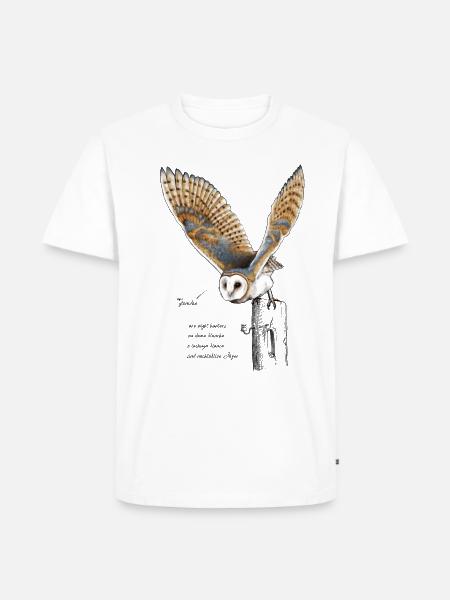 Schleiereule - Tytonidae - Männer Premium Bio T-Shirt -