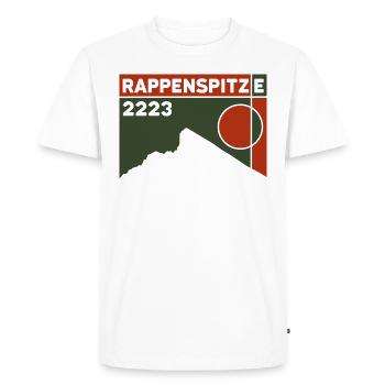 Rappenspitze Crossing Mountain Tour Tout Souvenir - Men's Premium Organic T-Shirt - white - Front - Nico (187cm)