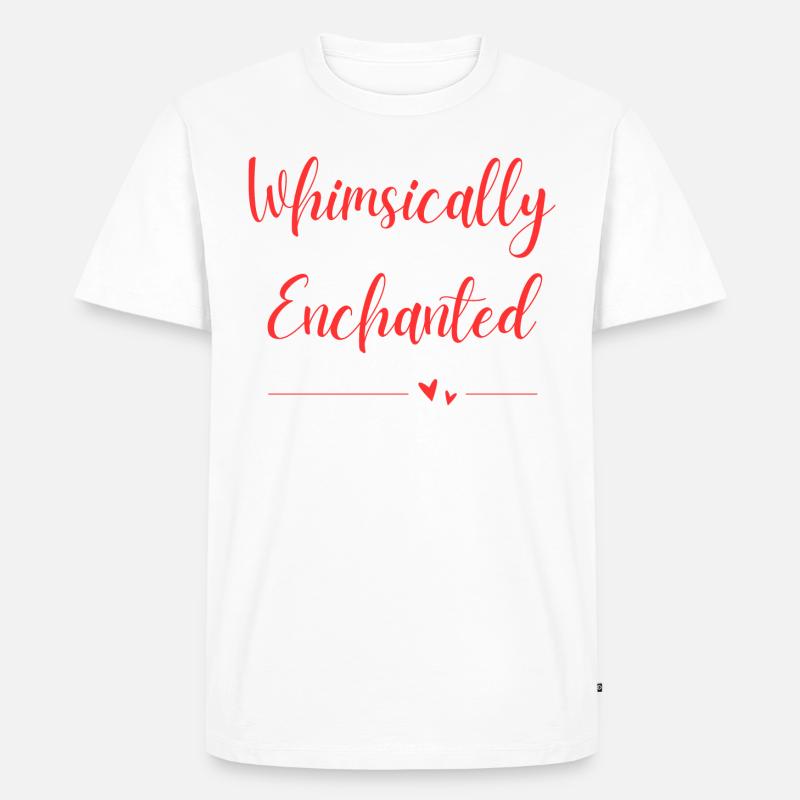 Whimsically Enchanted - Männer Premium Bio T-Shirt - Weiß