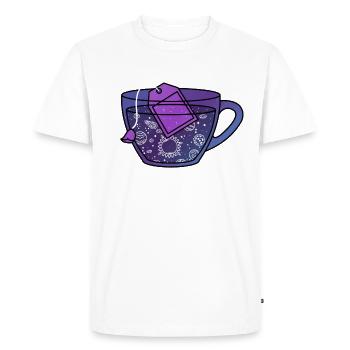 Astronaute espace thé tasse Aesthetic Space - T-shirt Premium bio Homme - blanc - Devant - Nico (187cm)