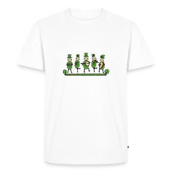 Bonne Saint-Patrick - T-shirt Premium bio Homme - blanc - Devant - Nico (187cm)