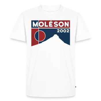 Moléson Randonnée Randonnée Fribourg Souvenirs - T-shirt Premium bio Homme - blanc - Devant - Nico (187cm)
