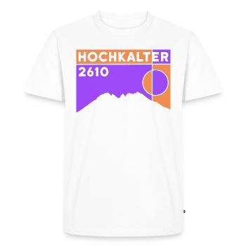High Cold Crossing Normal Mountain Hike - Men's Premium Organic T-Shirt - white - Front - Nico (187cm)