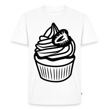 Tarte - T-shirt Premium bio Homme - blanc - Devant - Nico (187cm)