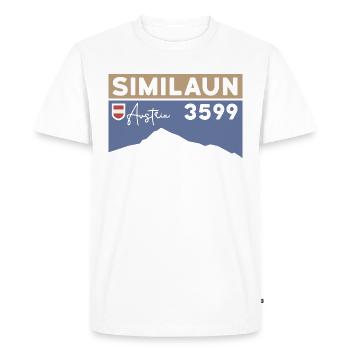 Similaun Glacier High Tour Hike Ötztal Tyrol - Men's Premium Organic T-Shirt - white - Front - Nico (187cm)