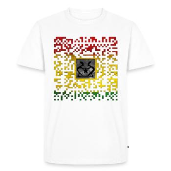 Reggae Code - T-shirt Premium bio Homme - blanc - Devant - Nico (187cm)