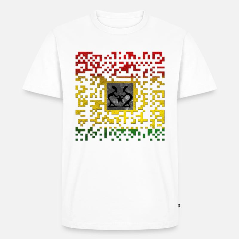 Reggae Code - T-shirt Premium bio Homme - blanc