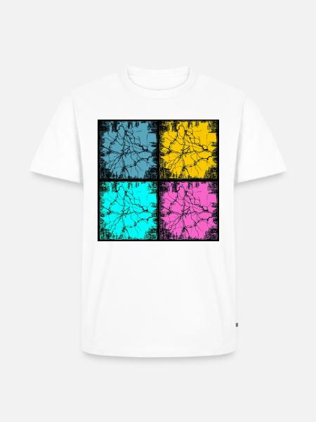 Popart urban style - Men's Premium Organic T-Shirt - white