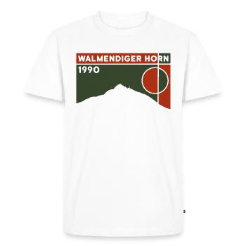 Walmendinger Horn Mountain Hiking Kleinwalsertal - Men's Premium Organic T-Shirt - white - Front - Nico (187cm)