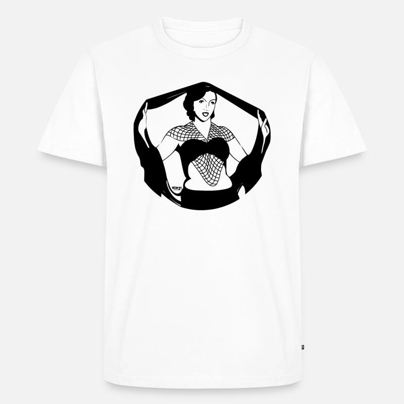 Hagar Legends Collection - Männer Premium Bio T-Shirt - Weiß