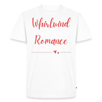 Romance tourbillonnante - T-shirt Premium bio Homme - blanc - Devant - Nico (187cm)