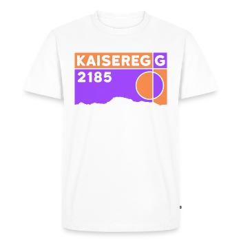 Kaiseregg Randonnée en montagne Randonnée Fribourg Souvenirs - T-shirt Premium bio Homme - blanc - Devant - Nico (187cm)
