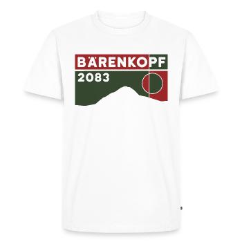 Bärenkopf Mountain Allgäu Alps Vorarlberg Hiking - Men's Premium Organic T-Shirt - white - Front - Nico (187cm)