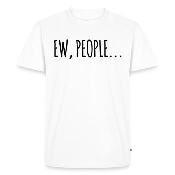 Ew People - T-shirt Premium bio Homme - blanc - Devant - Nico (187cm)